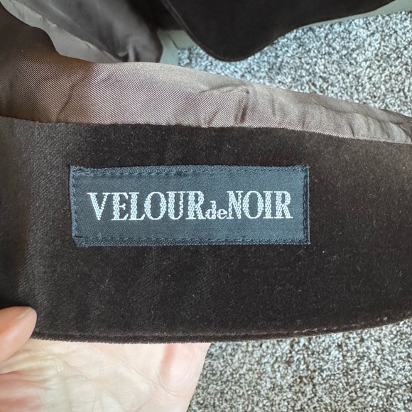 Vintage velour blazer - Picture 6 of 7